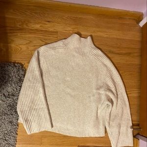 cream sweater